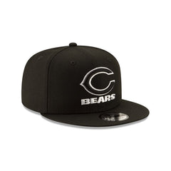 Chicago Bears Black & White 9FIFTY Snapback Hat