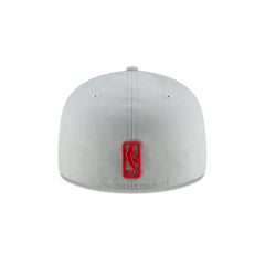 Toronto Raptors Basic Grey 59FIFTY Fitted Hat