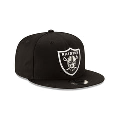 Las Vegas Raiders Basic Black 9FIFTY Snapback Hat