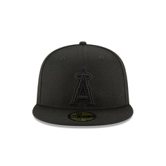 Los Angeles Angels Blackout Basic 59FIFTY Fitted Hat