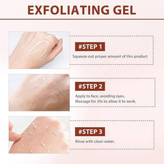 Exfoliating gel with natural, non-irritating ingredients; can be used all over the body.