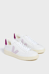 Extra White Parme Magenta V-12 Sneakers