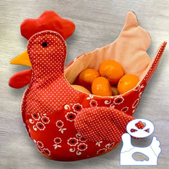 Cute Egg Basket Template Set- With Instructions