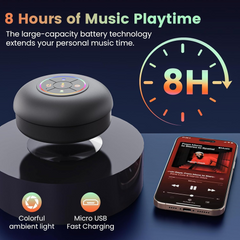 Waterproof Bluetooth speaker large suction cup