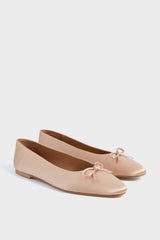 Rose Satin Bodil Flats