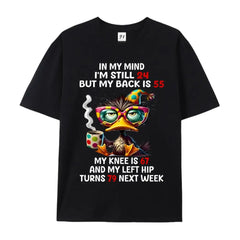 Fun Slogan — Men's Soft, Breathable Pure Cotton T-Shirt