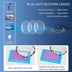 Anti-Mobile Phone and Computer Radiation Flat Light-Anti Blue Light Glasses