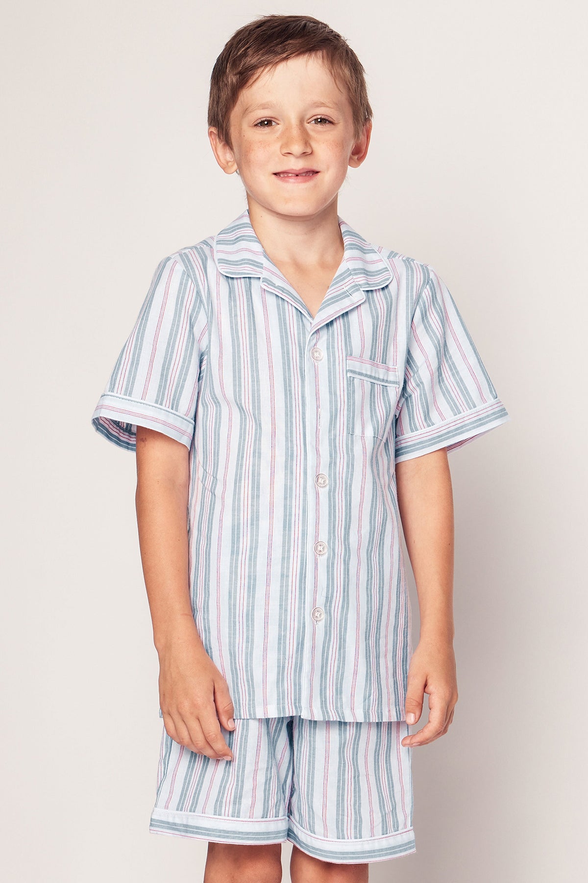 Kid's Vintage French Stripes Short Set