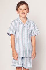 Kid's Vintage French Stripes Short Set