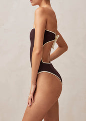 Nima Brown Swimsuit
