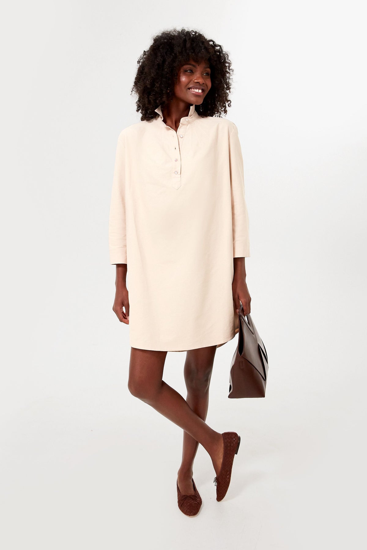 Tan Polly Dress