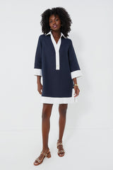 Navy Collier Dress