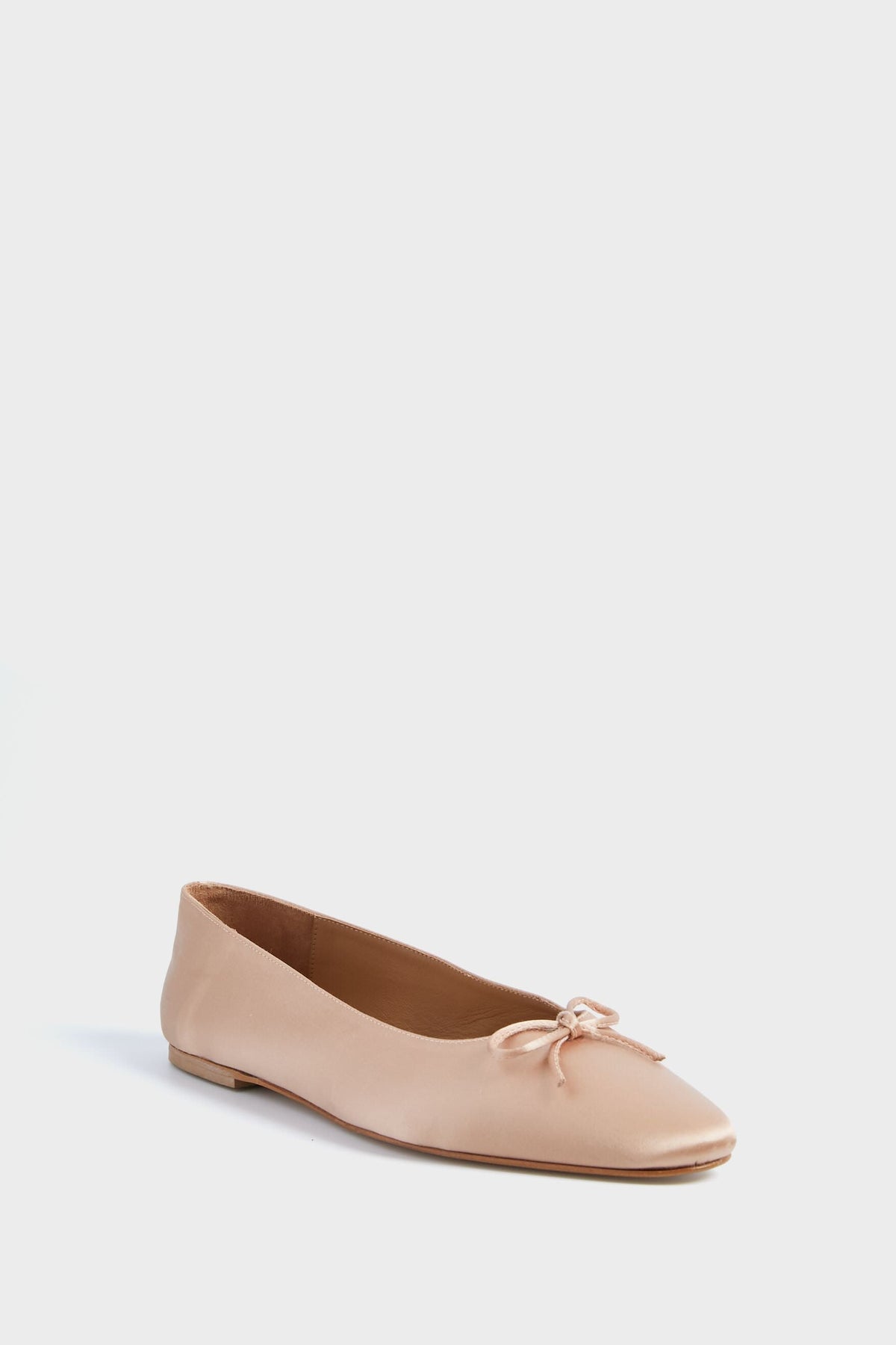 Rose Satin Bodil Flats