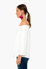 White Miranda Off the Shoulder Blouse