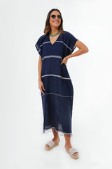 Navy Nunu Classic Caftan