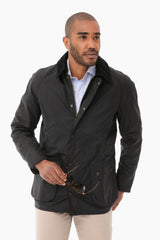 Navy Ashby Wax Jacket