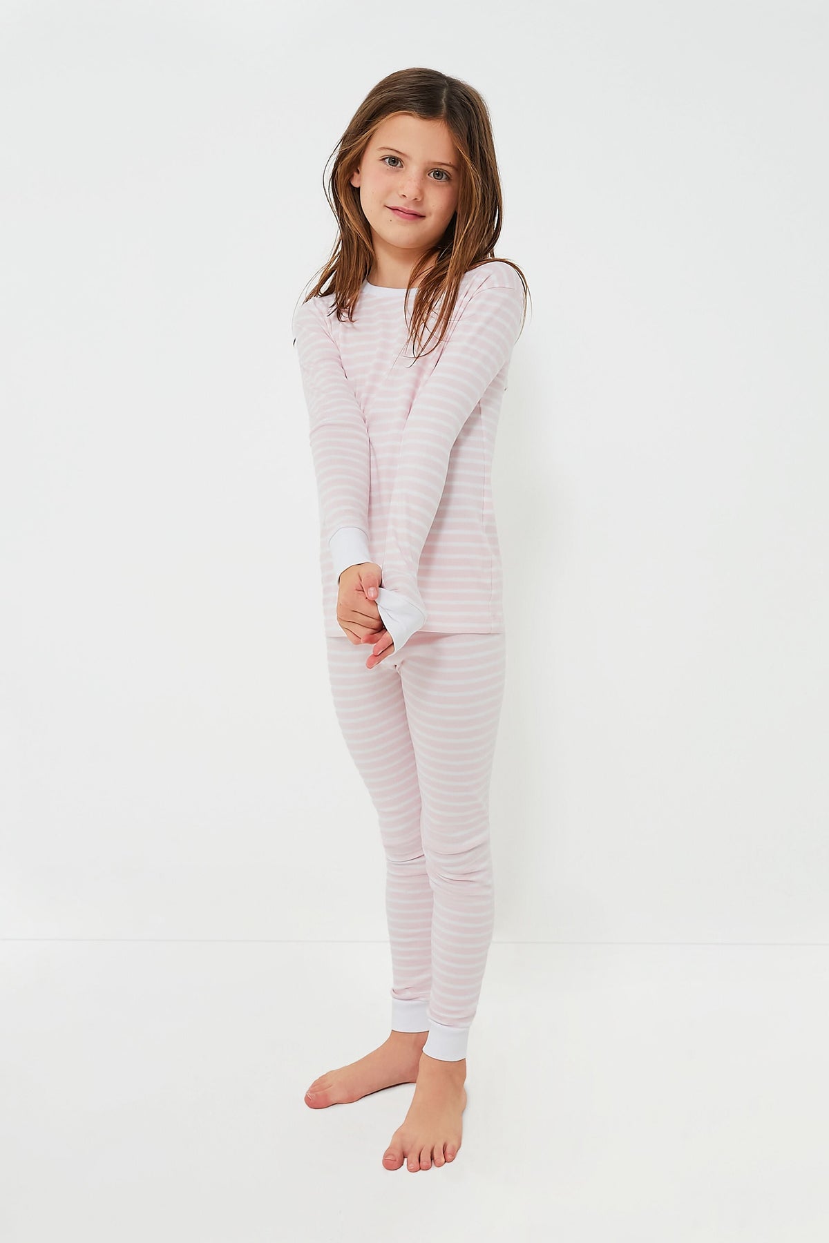 Pink Stripe Pajama Set