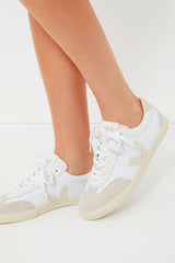White Pierre Volley Sneakers