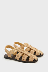 Natural with Dark Brown Outsole Sawyer Sandals