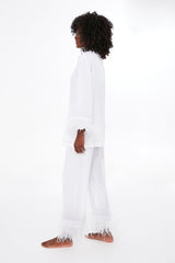 White Party Pajama Set
