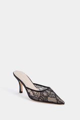 Black Lace Layla Heels