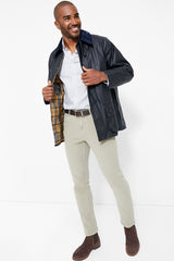 Navy Beaufort Wax Jacket