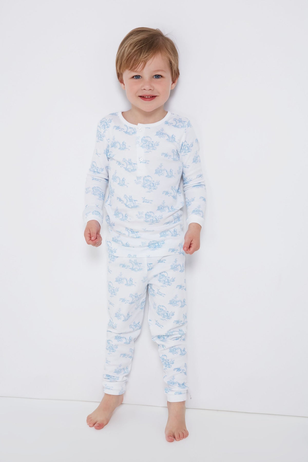 Blue Toile Pajamas