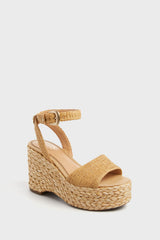 Wicker Raffia April Heels