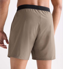 Men's Solid Stretch Short 7