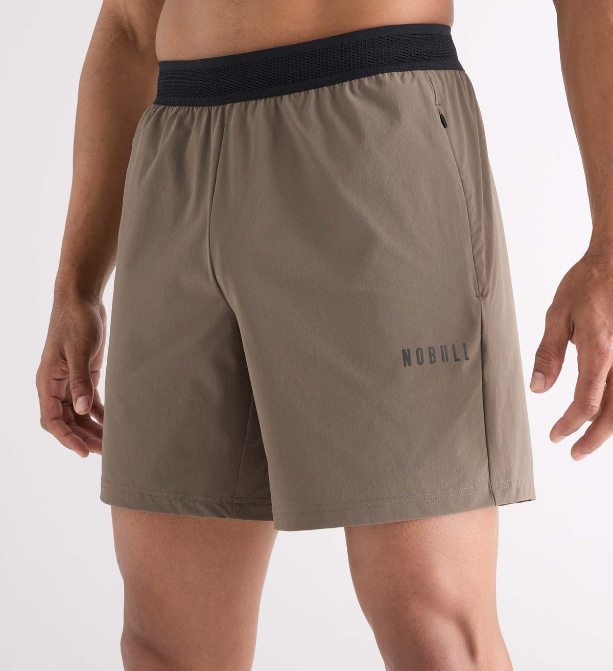 Men's Solid Stretch Short 7
