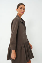 Cocoa Brown Cleia Dress