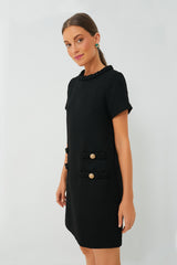 Black Tweed Jackie Dress