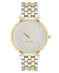 Glitter Accented Dial Watch
