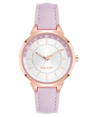 Saffiano Strap Watch