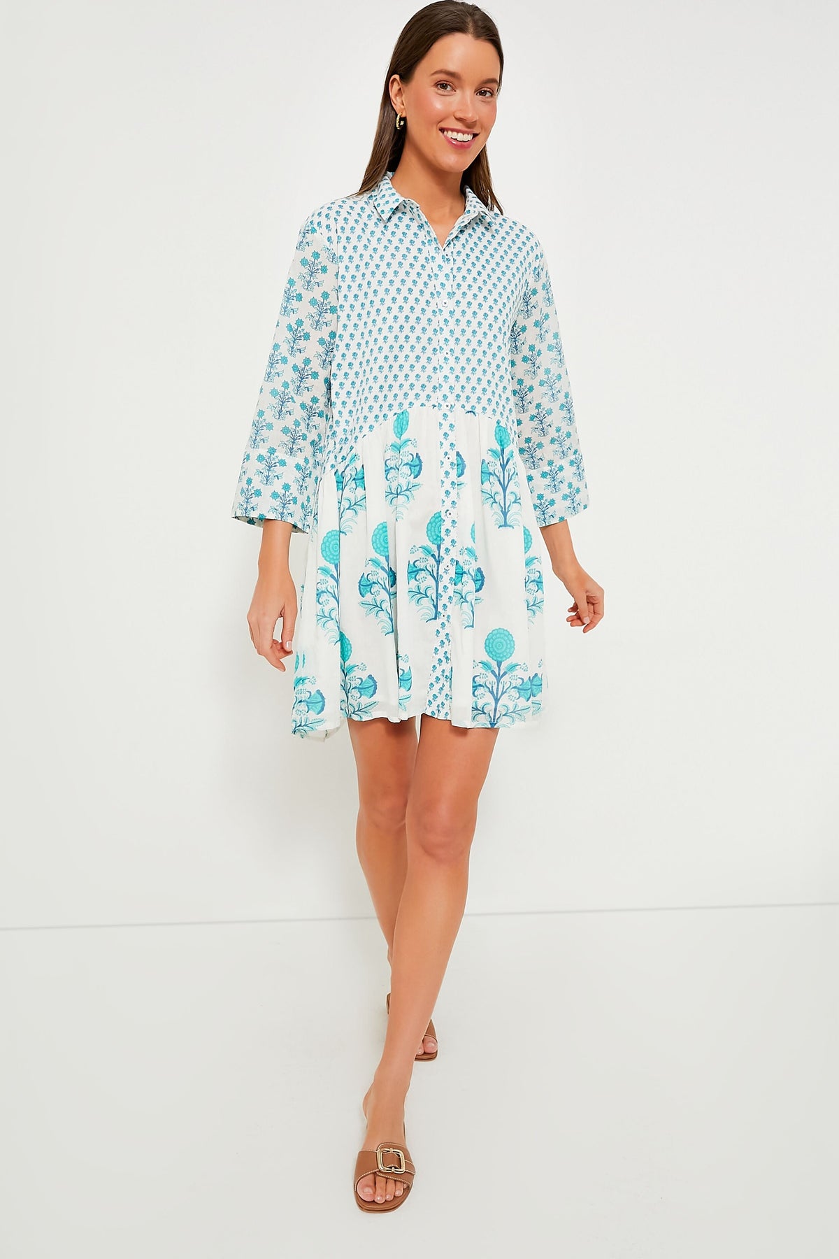 Exclusive Turquoise Deauville Short Dress