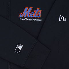 New York or Nowhere x New York Mets Black Full-Zip Hoodie