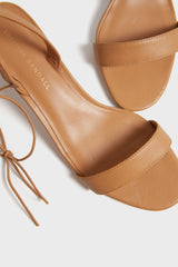Dune Jackie Mid Heel Ankle Wrap Sandal