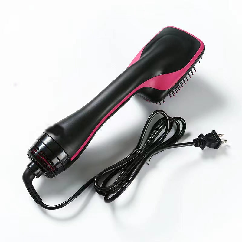 2-in-1 Blow Dry Comb Hair Dryer Curl Straight