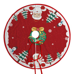 Christmas tree skirt holiday party scene decoration