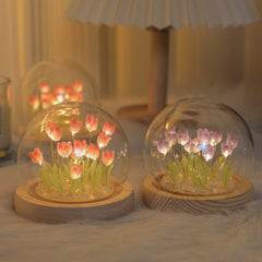 Creative DIY simulation tulip night light
