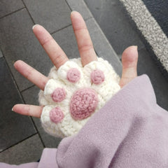 Cat Paw Gloves DIY Material Kit
