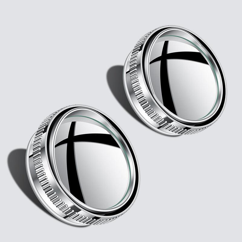 A pair of car rearview mirrors