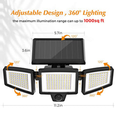 Solar-powered outdoor lights