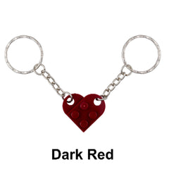 Heart key ring (set of 2)