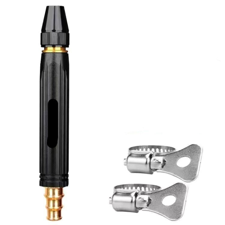 High quality professional pressure water nozzle with metal hose