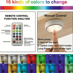 Touch remote control night light LED energy saving lamp