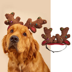 Christmas Dog Cat Headband Headdress