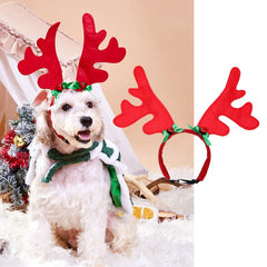 Christmas Dog Cat Headband Headdress