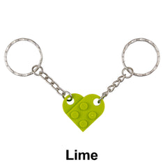 Heart key ring (set of 2)