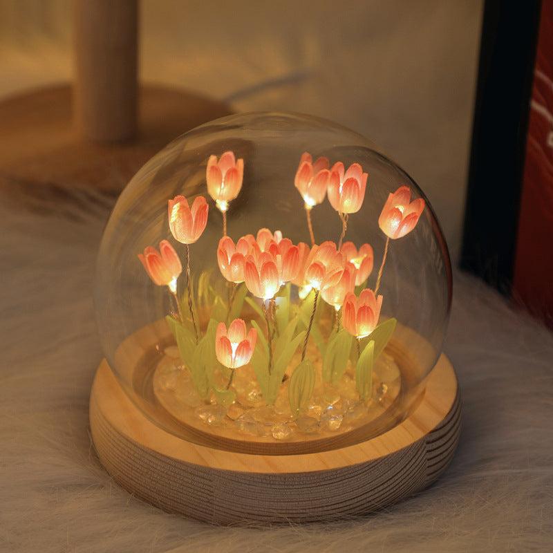 Creative DIY simulation tulip night light